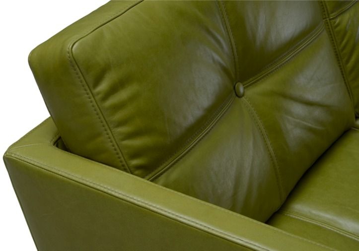 Диван трехместный с низкой спинкой Даллас 3 Болотный