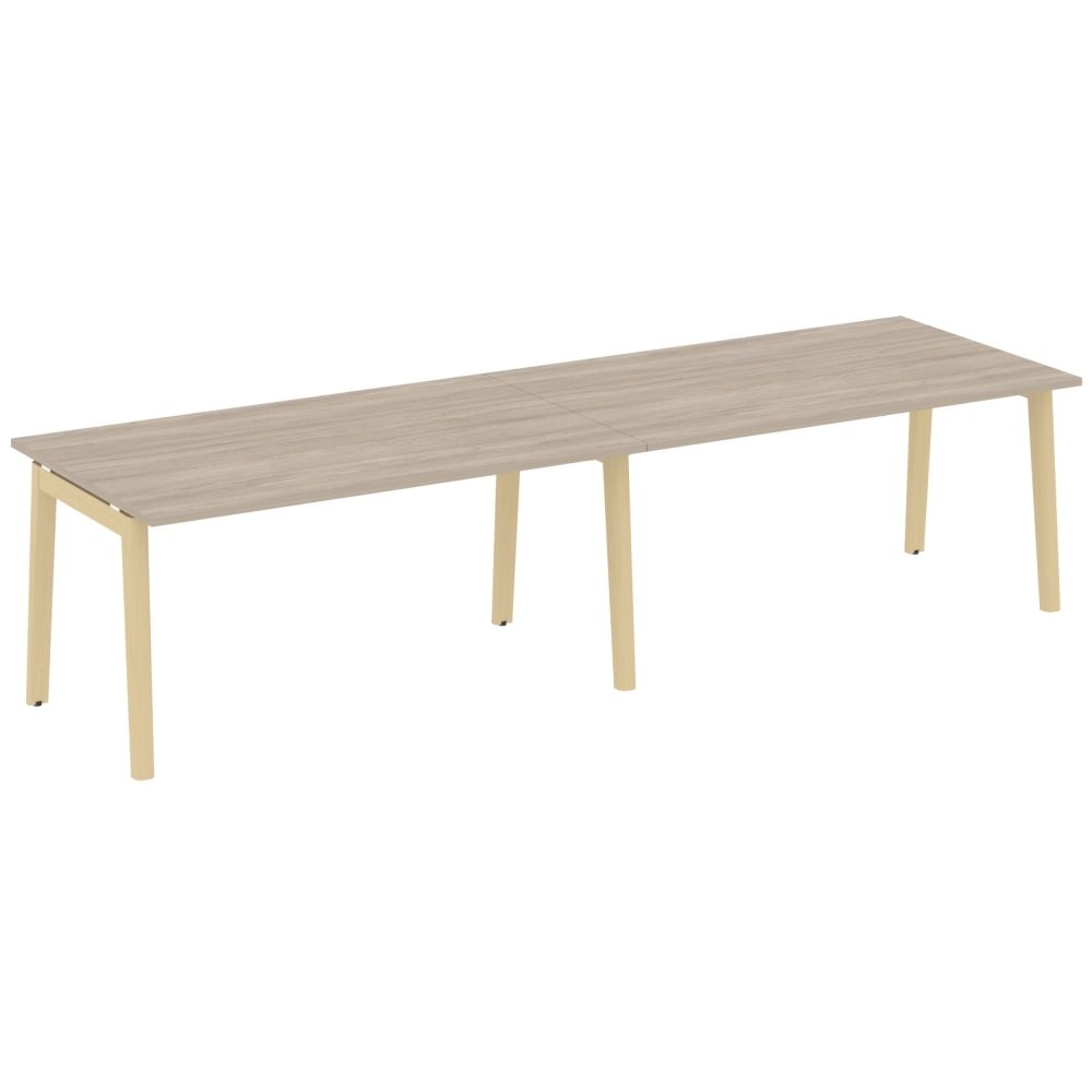 Стол переговорный (2 столешницы) ONIX WOOD OW.PRG-2.4 Дуб Аттик/Светлый