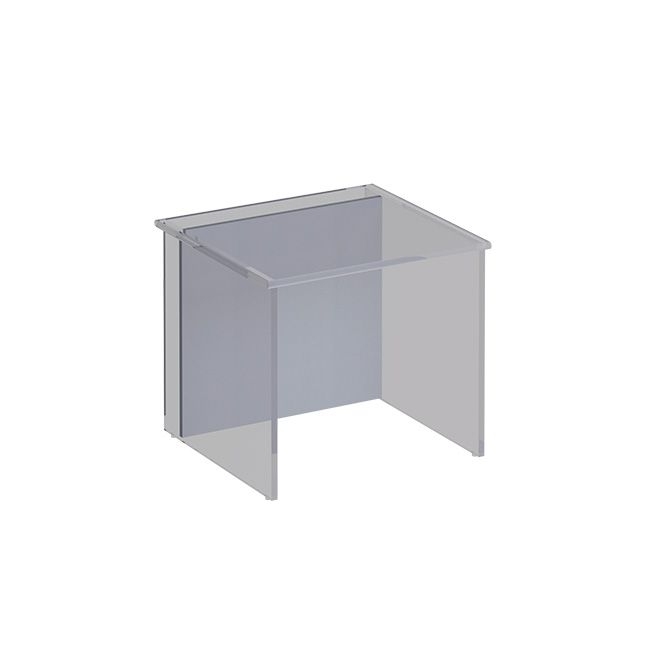 Защитная панель к столу письменному Дин-Р ДР 458 Серый перламутр