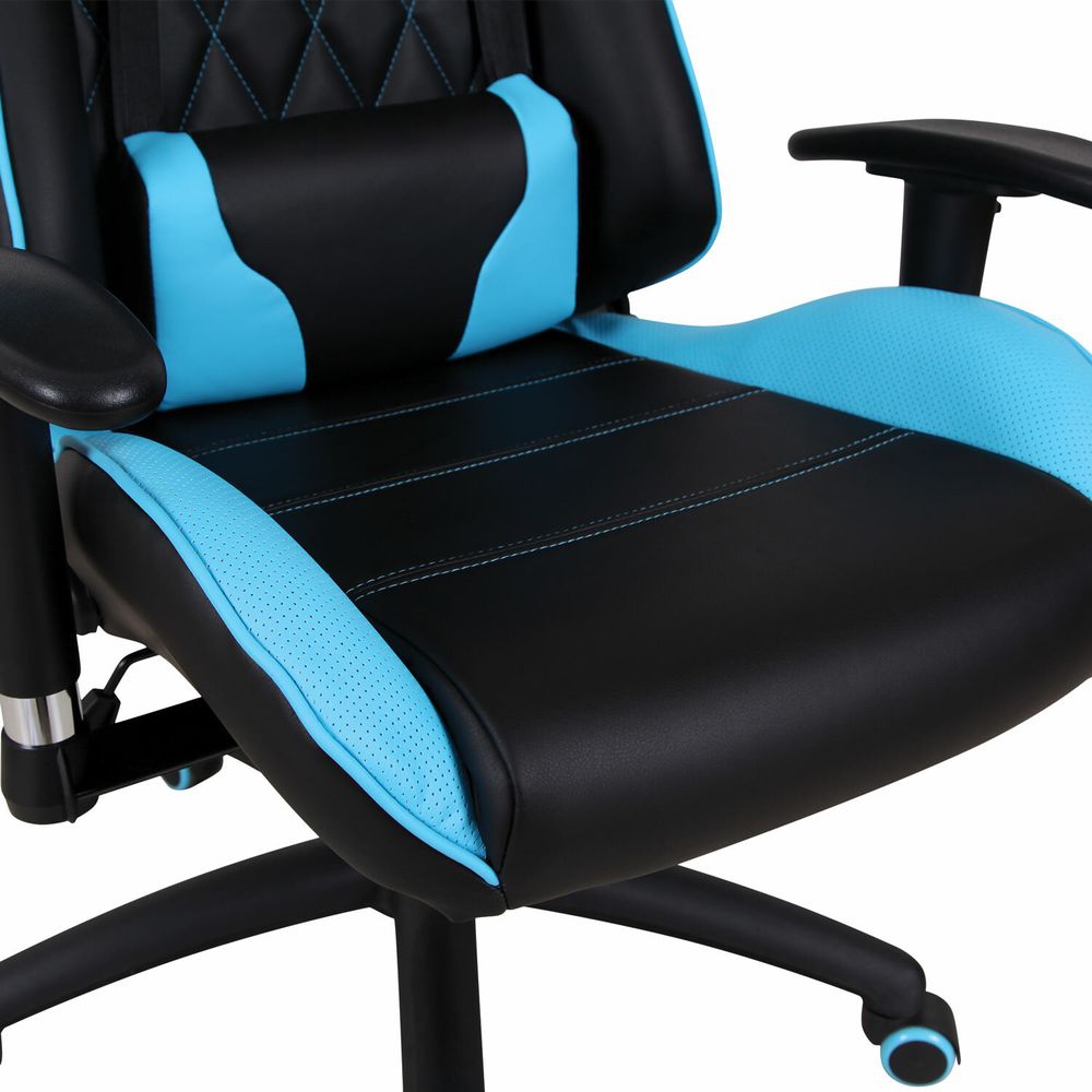 Кресло компьютерное BRABIX BRABIX GT Master GM-110 Черный-голубой