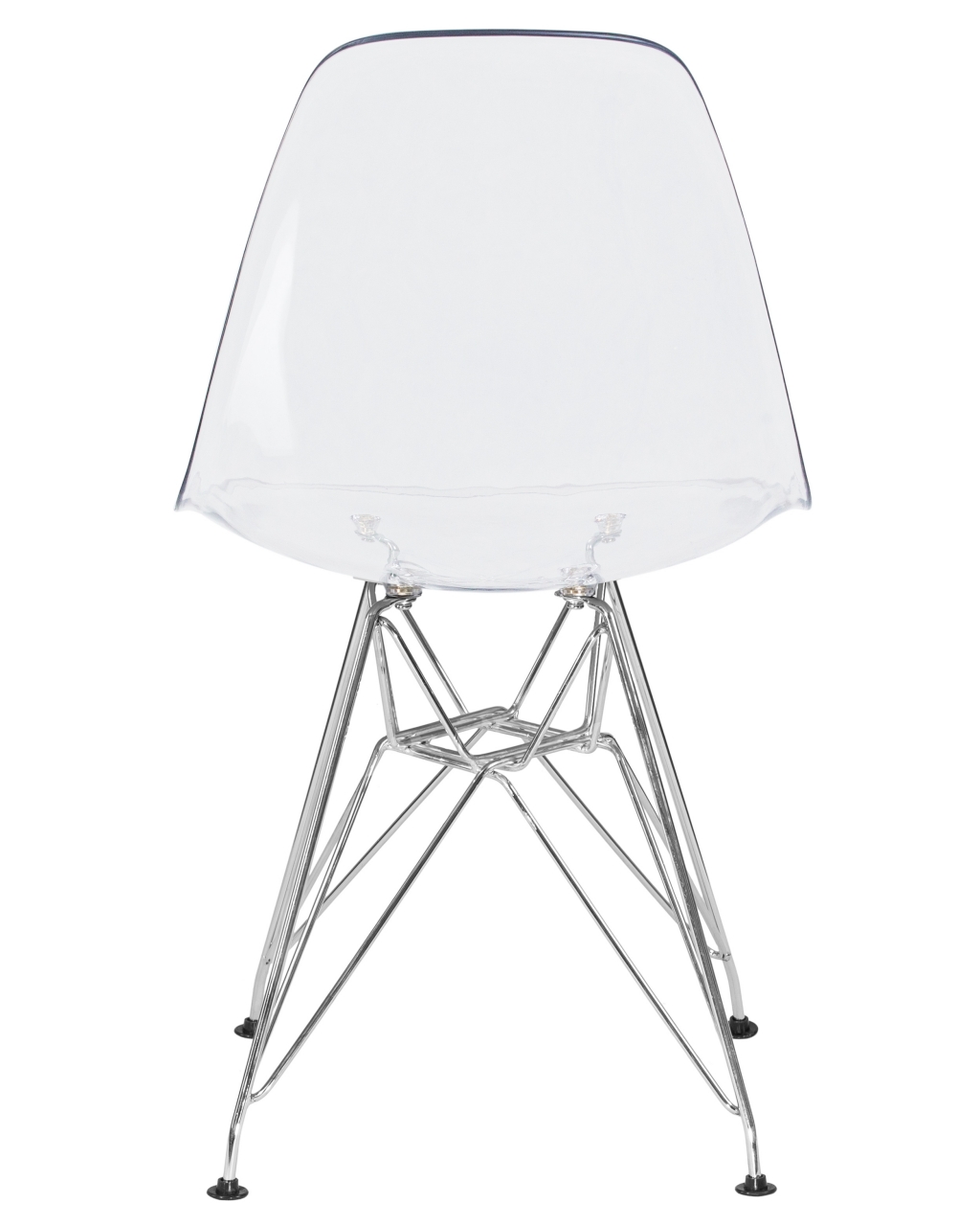 Стул обеденный DOBRIN DSR CASPER ножки хром Прозрачный