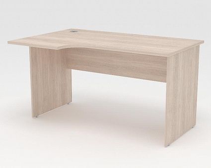 Стол письменный Public Comfort C-34-227-217 левый Дуб Сантана светлый