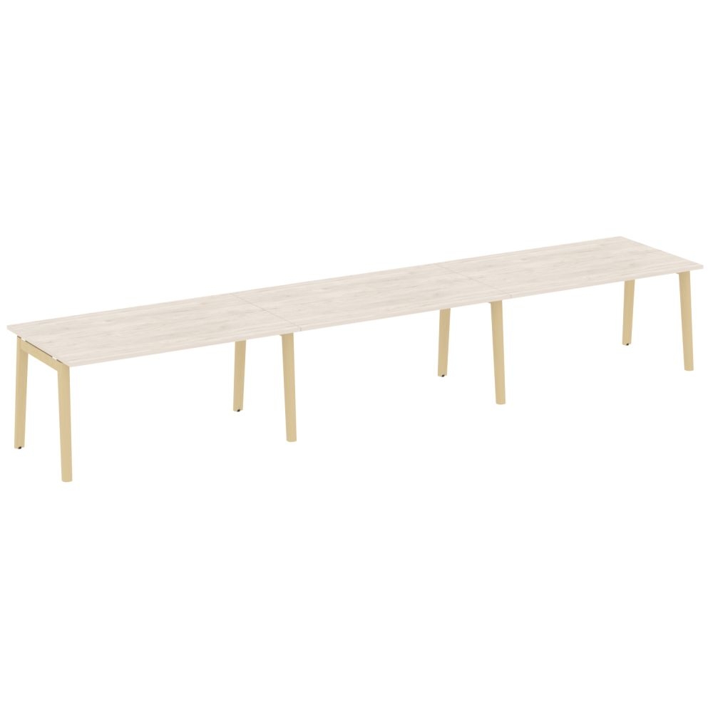 Стол переговорный (3 столешницы) ONIX WOOD OW.PRG-3.4 Денвер Светлый/Светлый