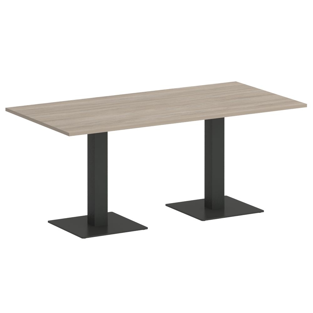 Стол прямоугольный HOME OFFICE VR.SP-5-180.2 Дуб Аттик/Антрацит металл