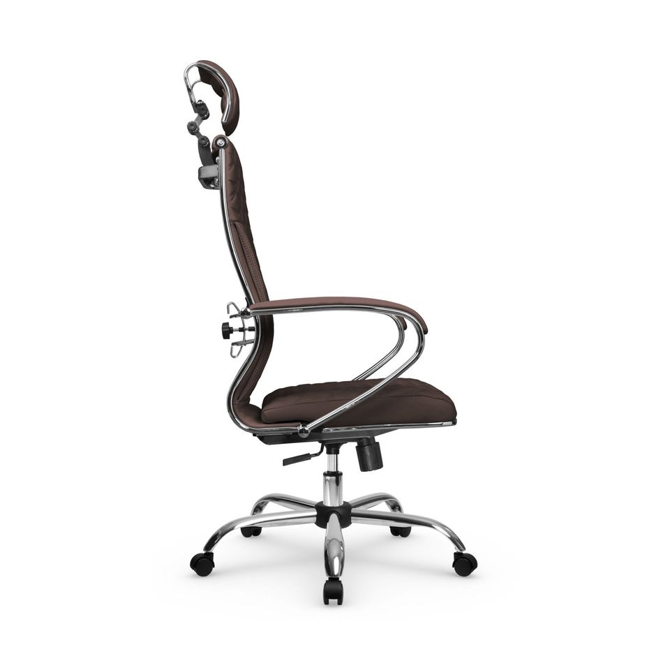 Кресло руководителя Metta L 2c 44C/K116 Infinity Easy Clean (MPES) Комплект 5 Темно-коричневое