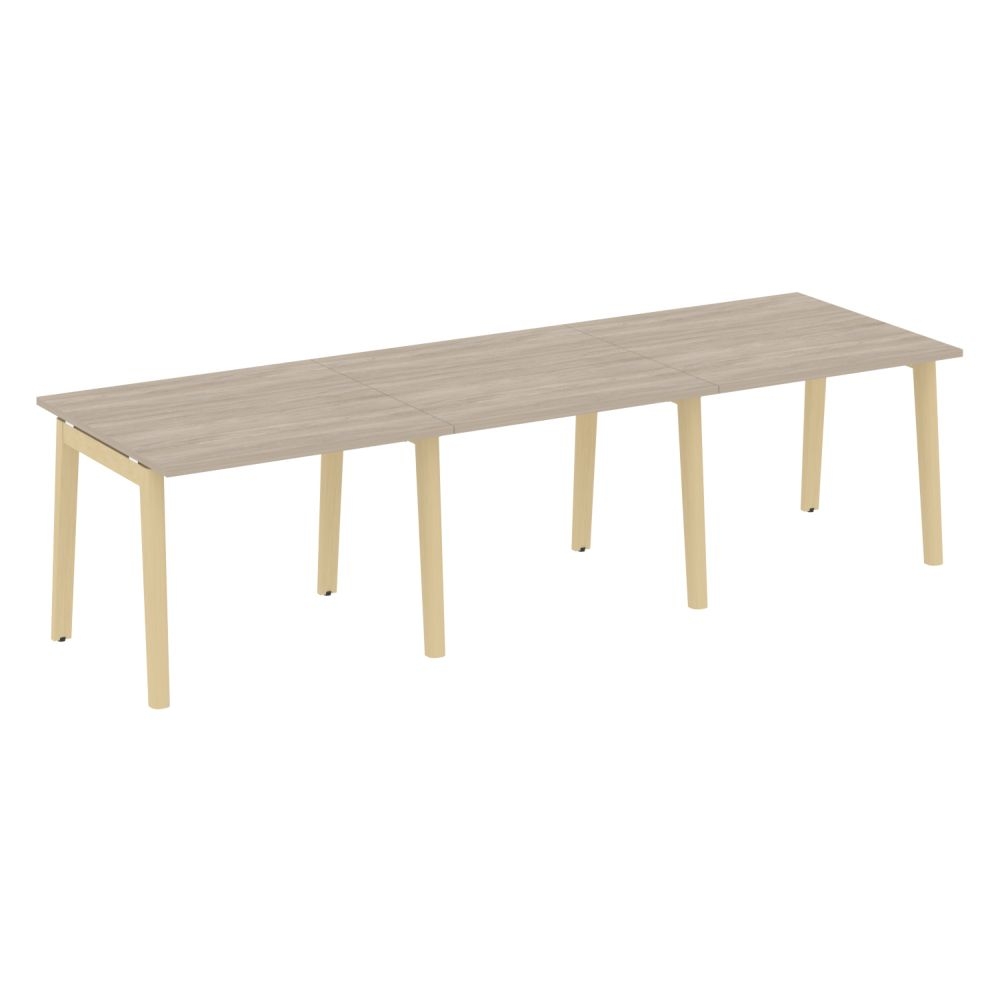 Стол переговорный (3 столешницы) ONIX WOOD OW.PRG-3.1 Дуб Аттик/Светлый