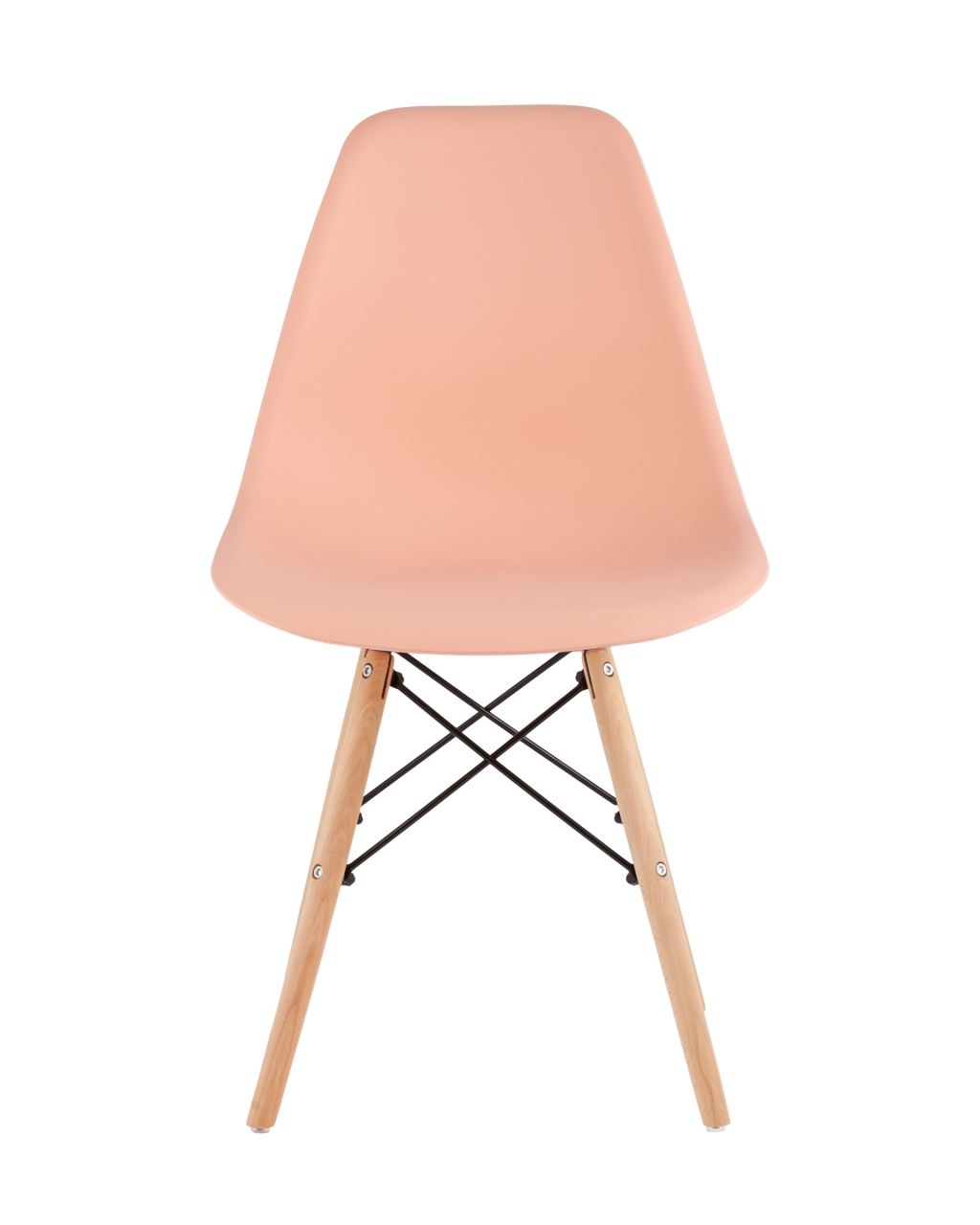 Стул Eames Style DSW персиковый (разборный каркас)