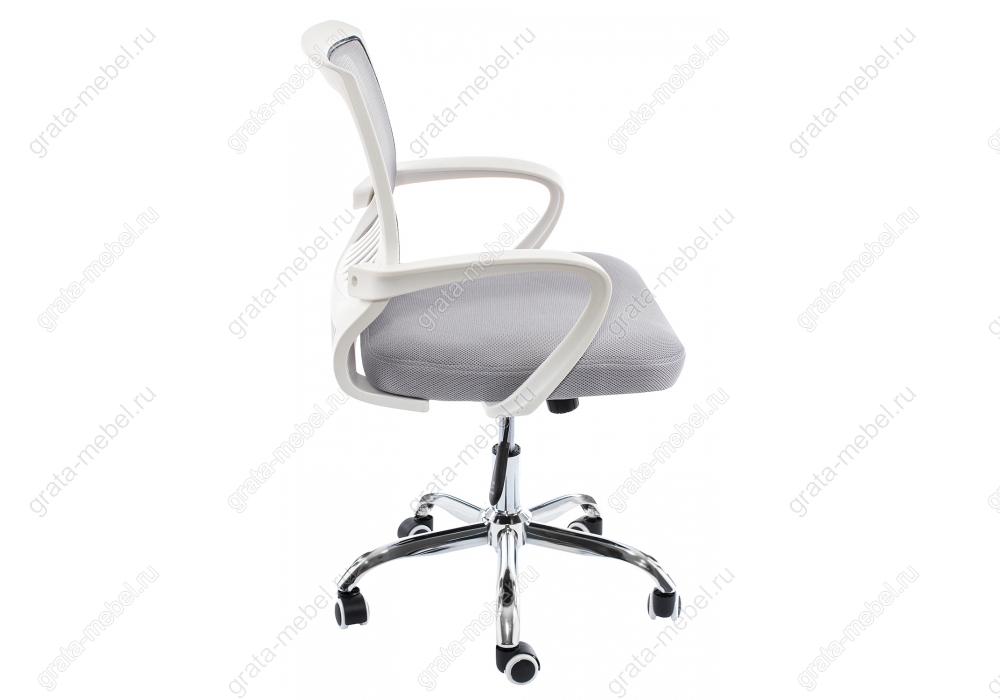 Компьютерное кресло Ergoplus белое / серое