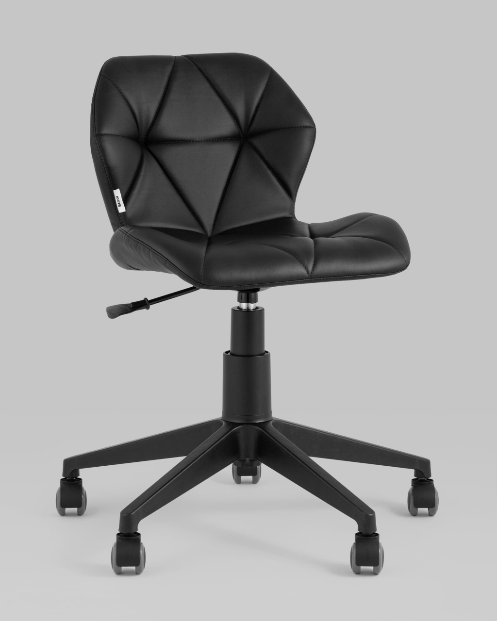 Кресло компьютерное Эдвин Черный экокожа