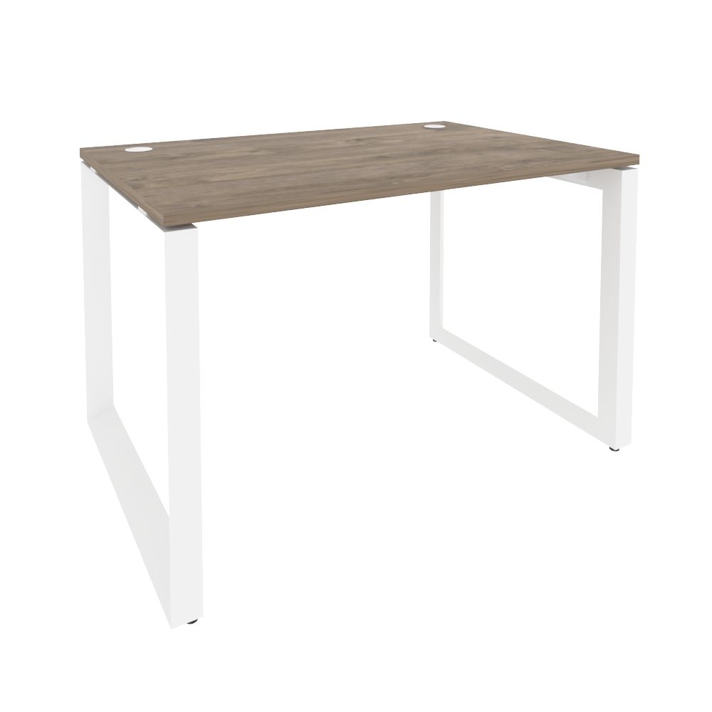 Стол рабочий на О-образном м/к ONIX O.MO-SP-2.8 Тиквуд Темный/Белый