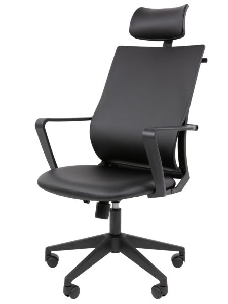 Кресло руководителя Chairman 545 экокожа Черный