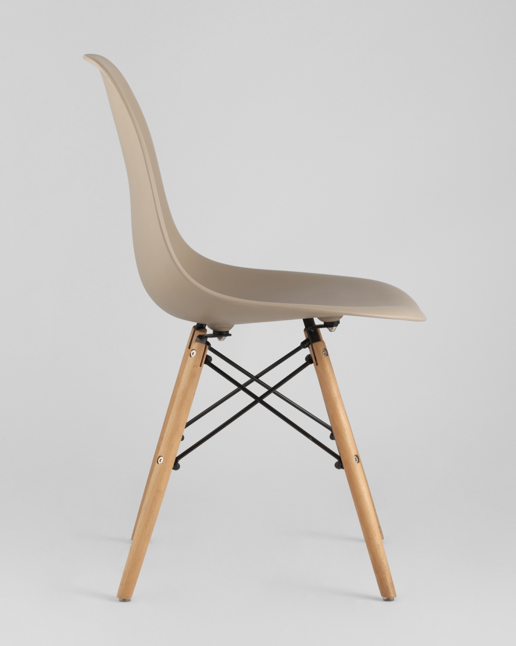Стул Eames Style DSW Бежево-серый