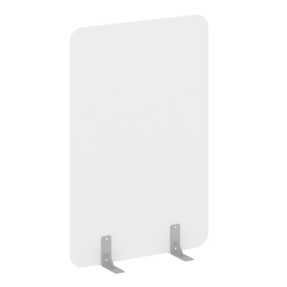 Перегородки на металлических опорах на фетровых подпятниках R-line DP.F-100-150 Белый Бриллиант