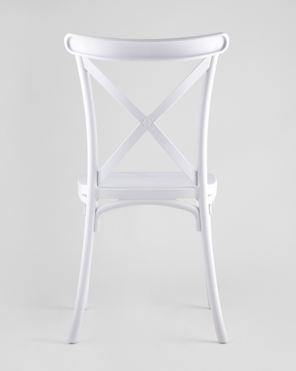 Стул пластиковый Кроссбэк Белый
