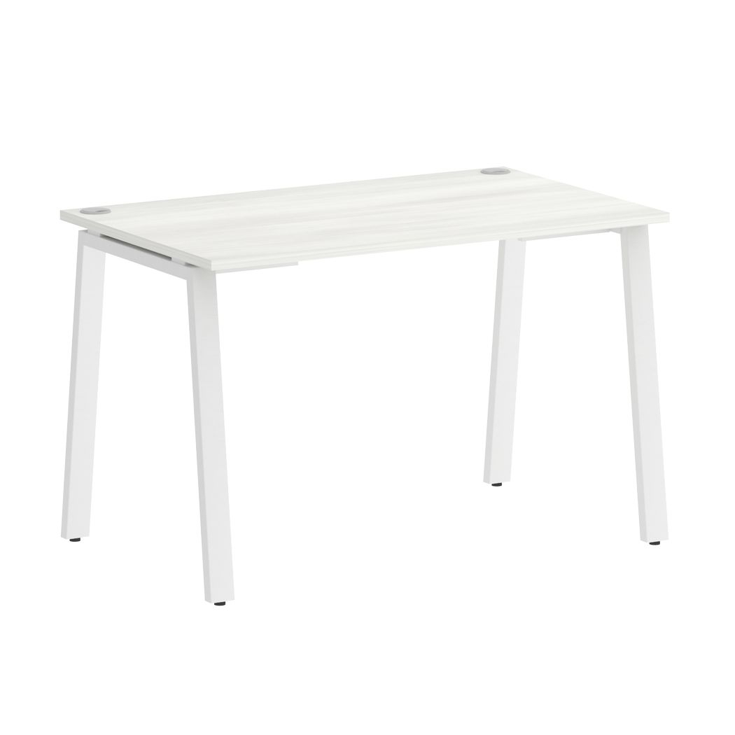 Стол письменный HOME OFFICE VR.SP-3-118.A Снежная Платина/Белый металл