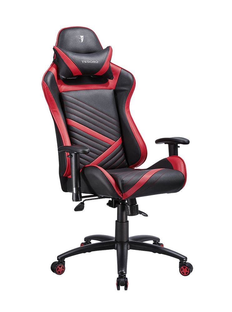 Кресло геймерское Tesoro Zone Speed F700 BR Черное Красное