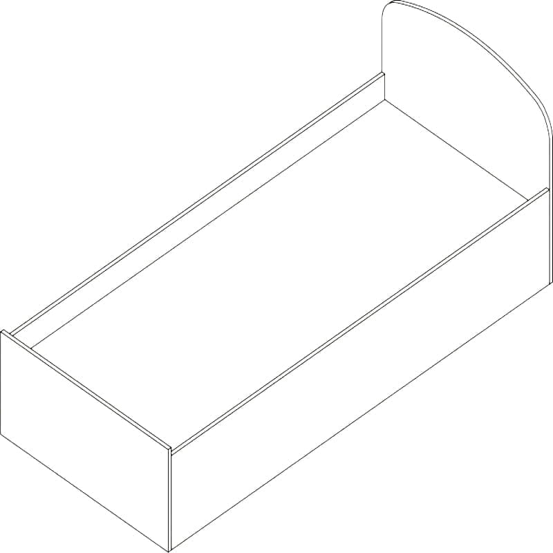 Кровать Проспект Гм.КР-8 венге