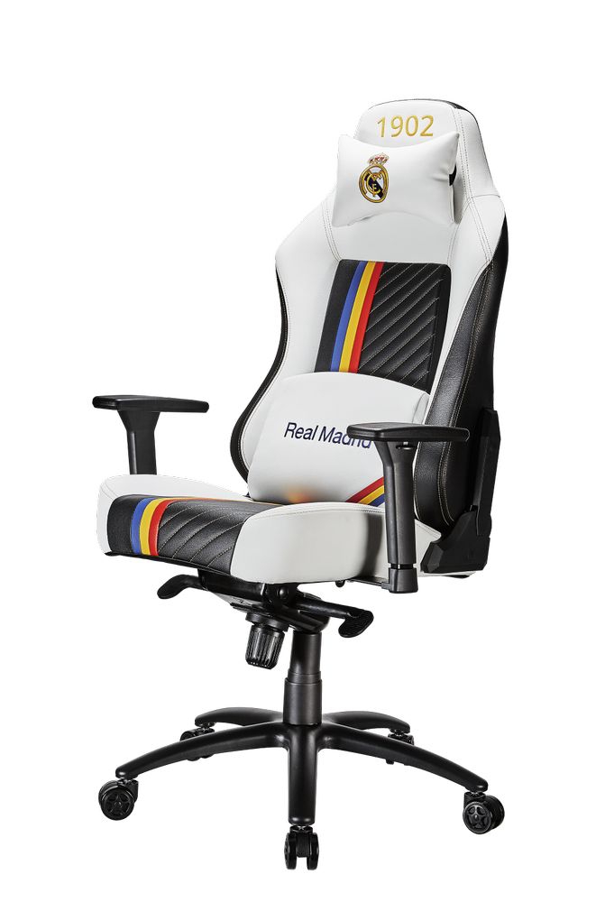 Кресло геймерское Tesoro Real Madrid White