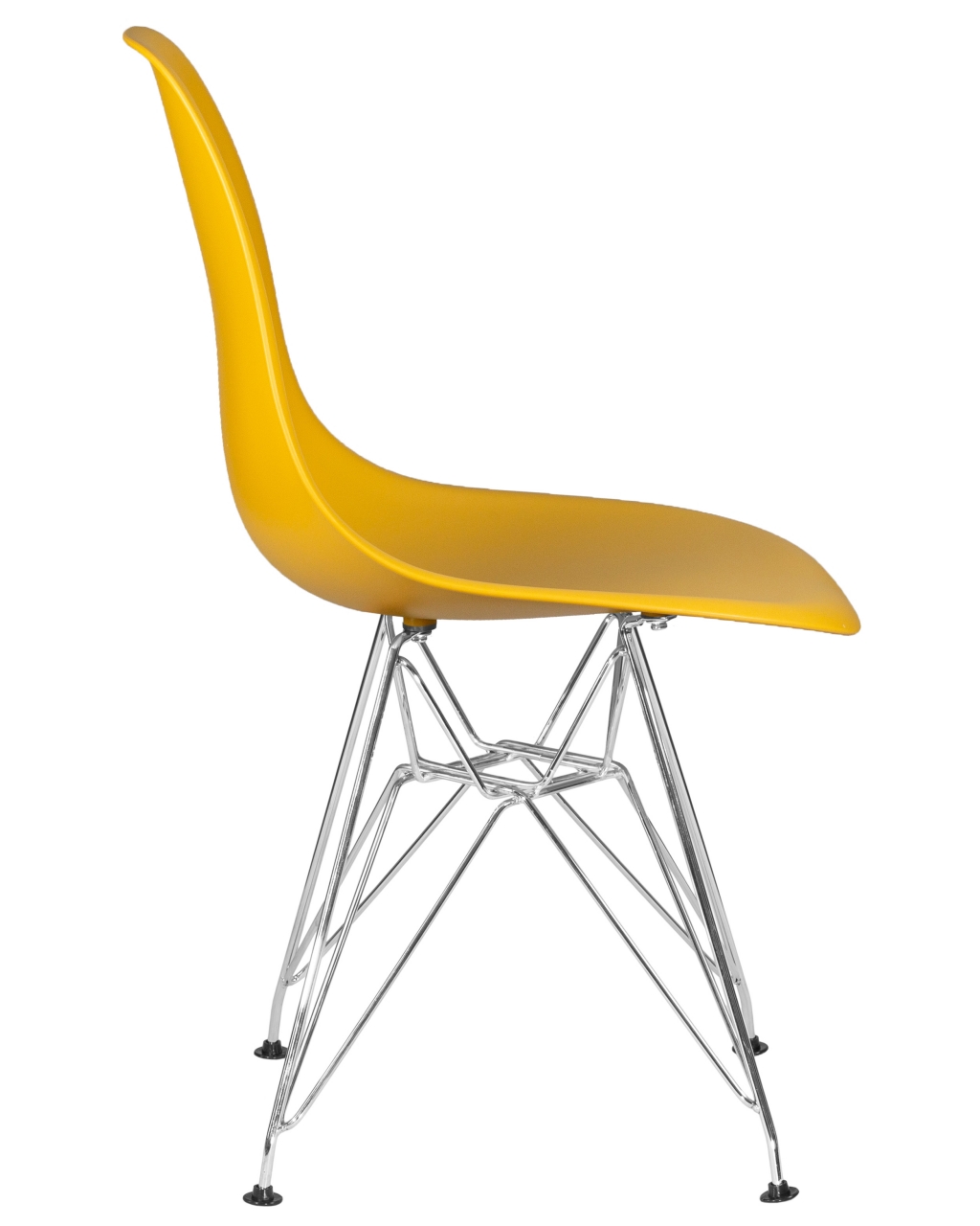 Стул обеденный DOBRIN DSR ножки хром Горчичный Y-03