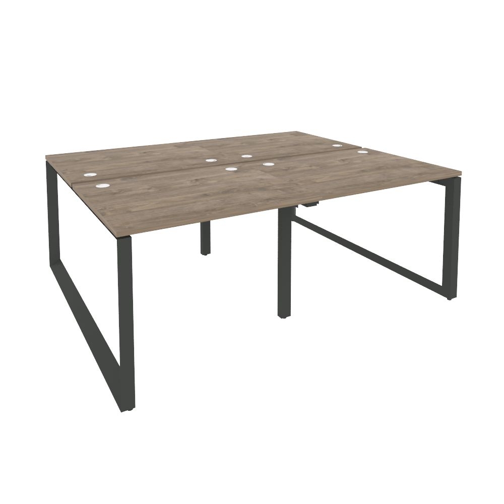 Рабочая станция на О-образном м/к ONIX O.MO-D.RS-4.1.8 Тиквуд Темный/Антрацит