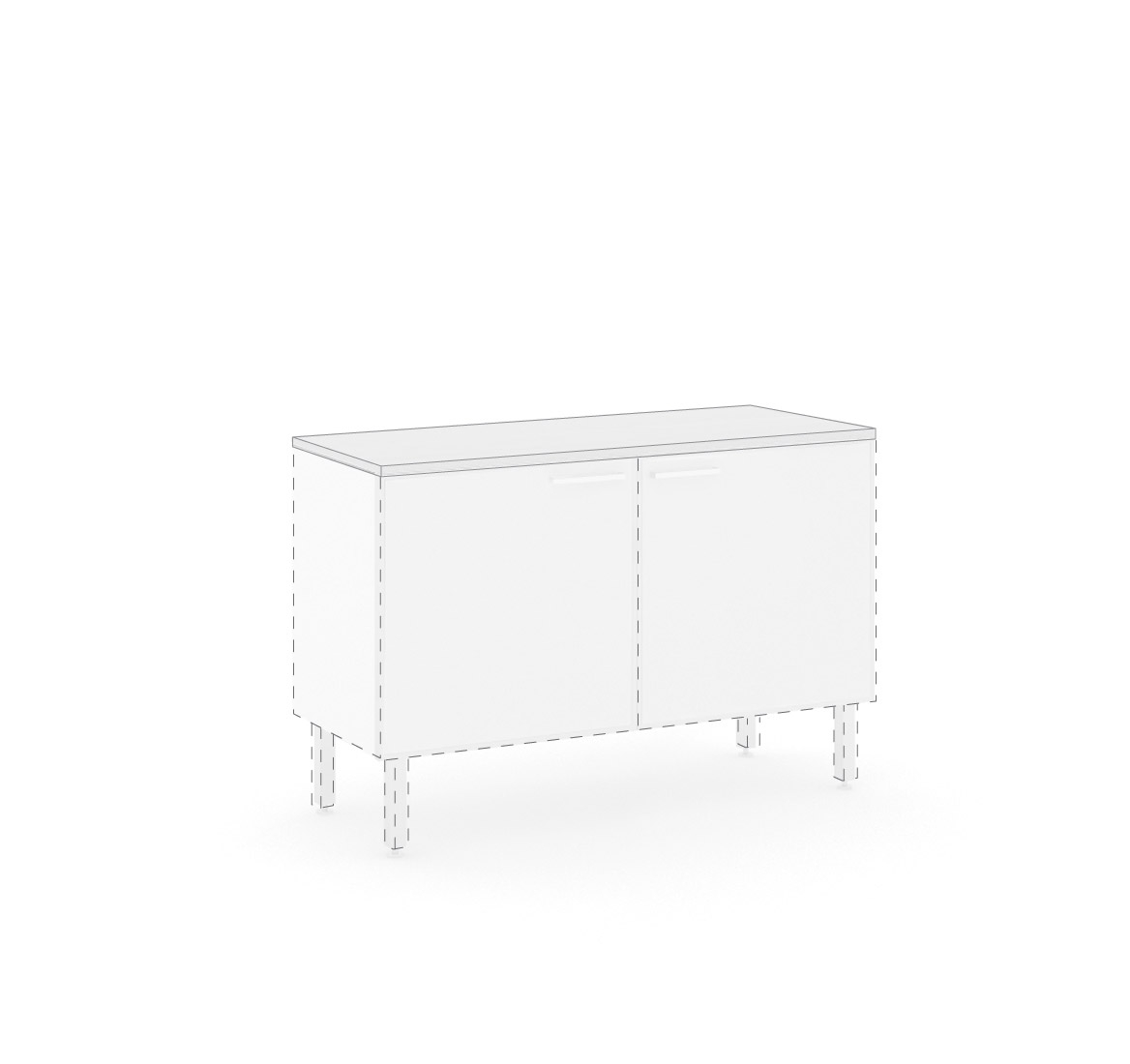 Factory Light DADO Топ L100 толщина 18мм Белый