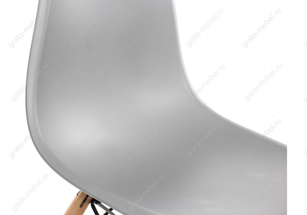 Стул деревянный Eames PC-015 grey
