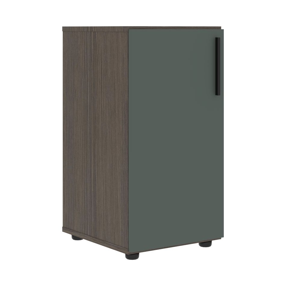 Шкаф-колонка с глухой малой дверью (левый) VELION VLCS 40.1 L Нефрит Дуб Сильвер