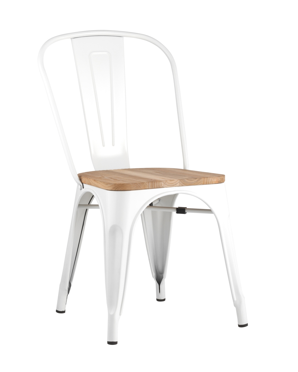 Стул Tolix Wood 850 Белый матовый