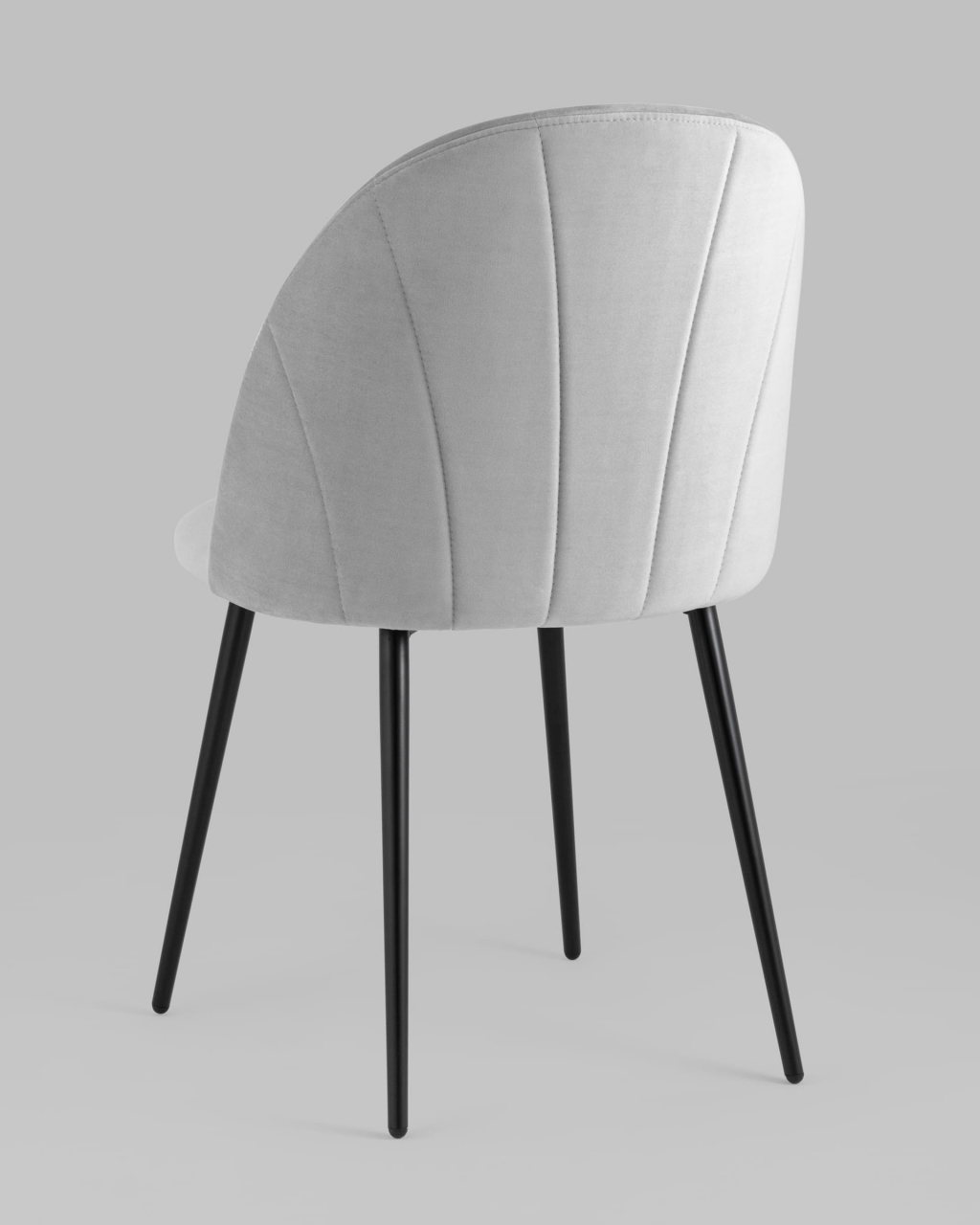 Стул для кухни Логан NEW велюр Светло-серый