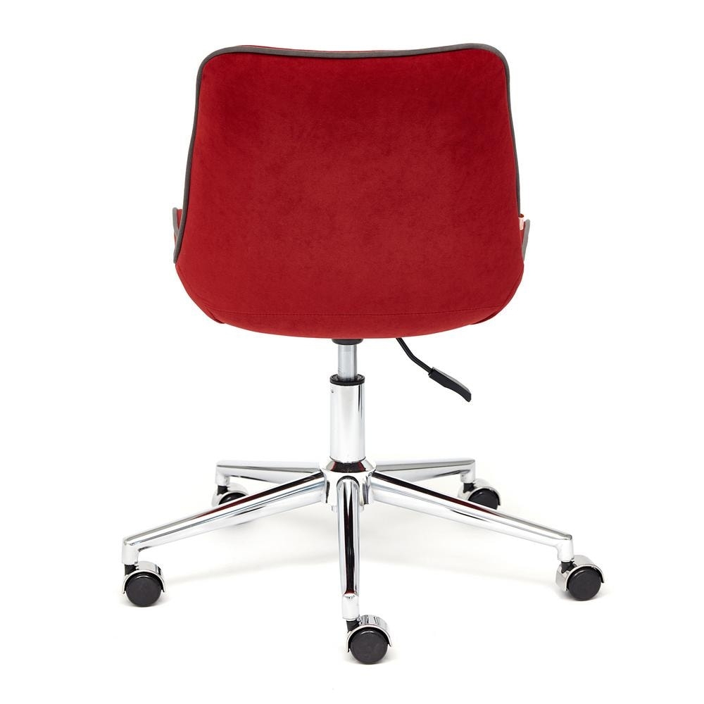 Кресло STYLE флок , бордовый, 10