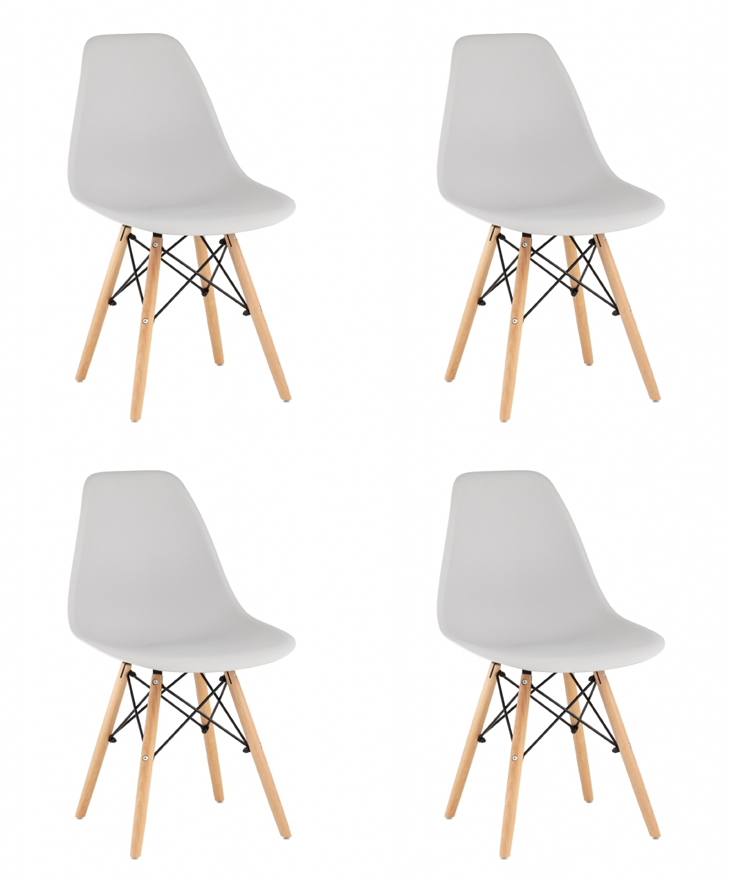 Стул Style DSW x4 Серый