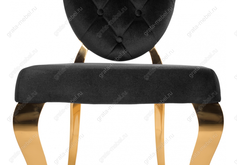 Стул Odda черный / золотой