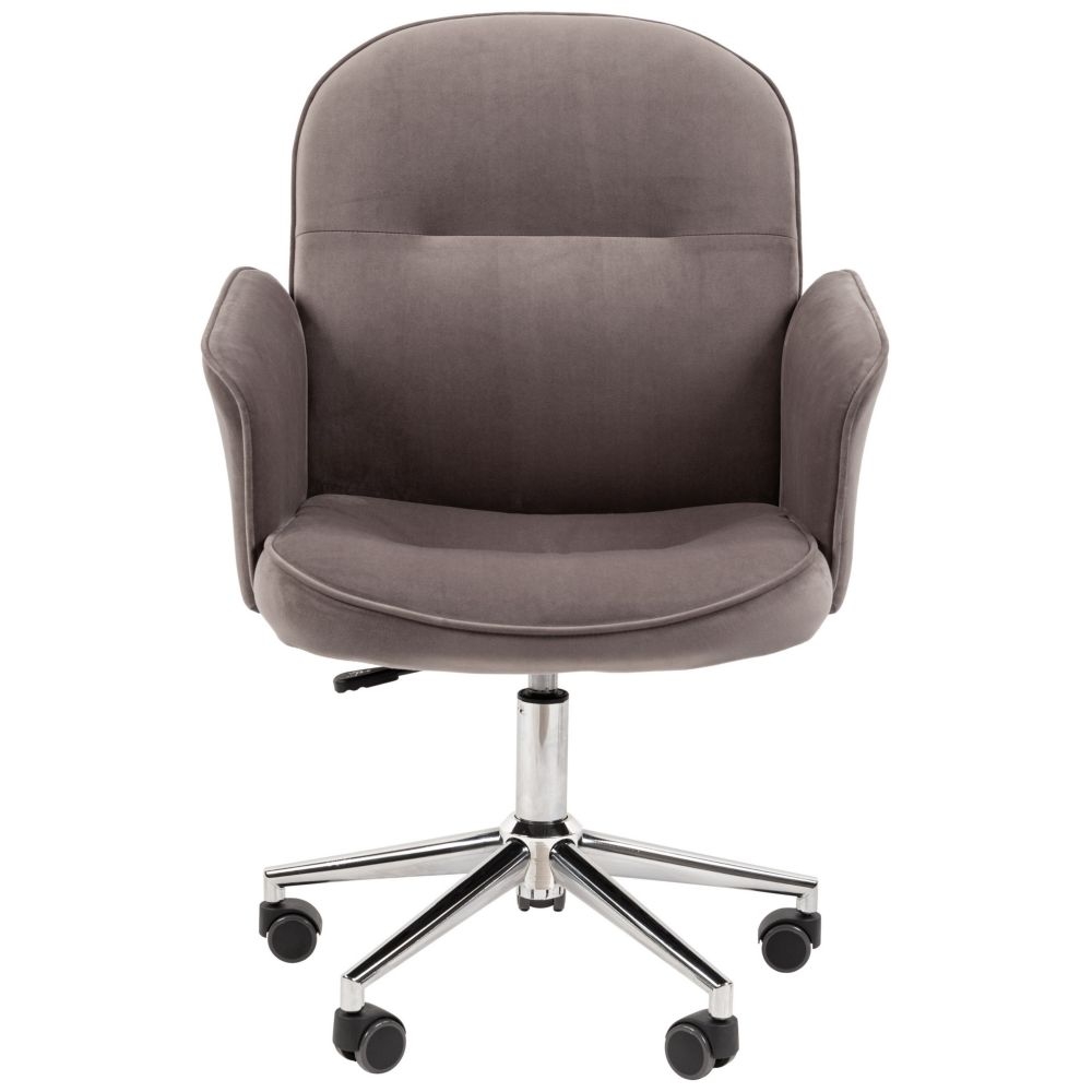 Офисное кресло CHAIRMAN ДОМ (Home) 130 велюр Серый