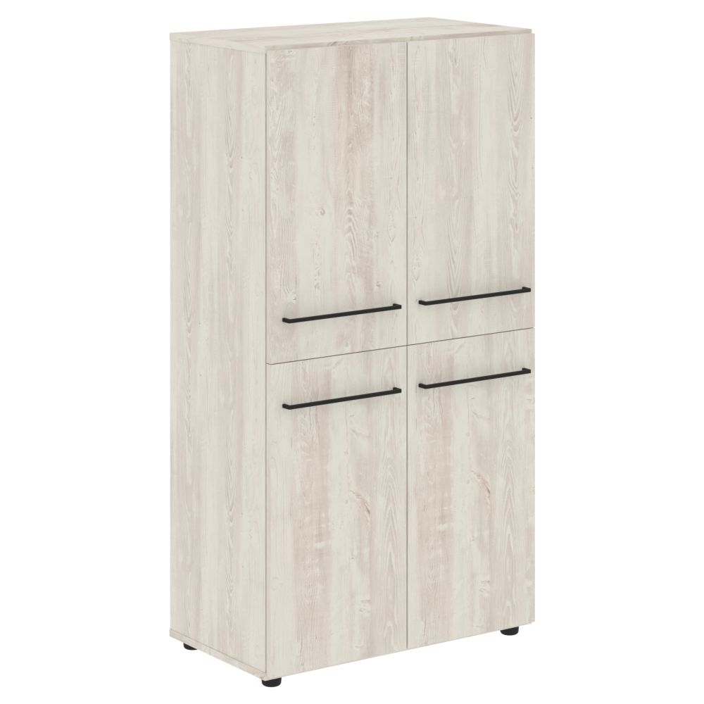 Шкаф с 2-мя комплектами глухих малых дверей LOFTIS LMC 80.4 Сосна Эдмонт