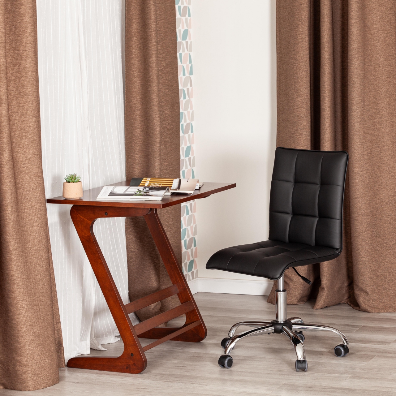 Кресло офисное ZERO СС кож/зам, черный, 36-6