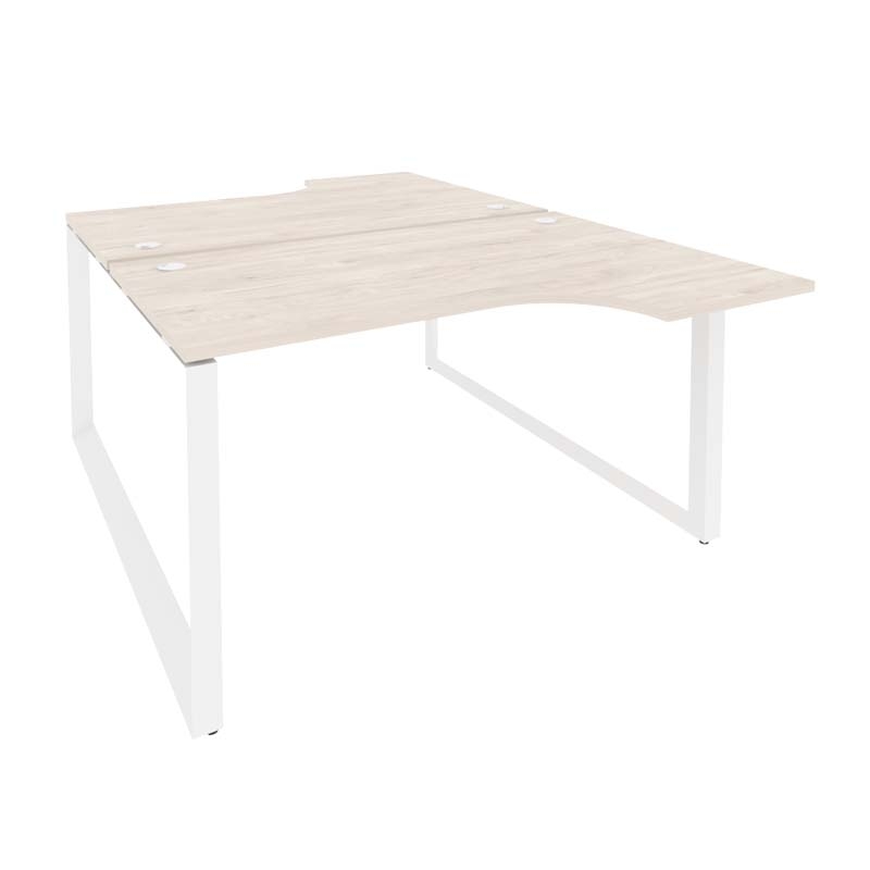 Рабочая станция на О-образном м/к ONIX O.MO-D.SA-2 Денвер Светлый/Белый
