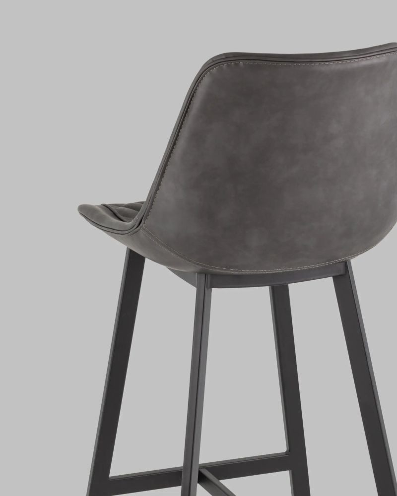 Стул барный TEXAS экокожа Серый