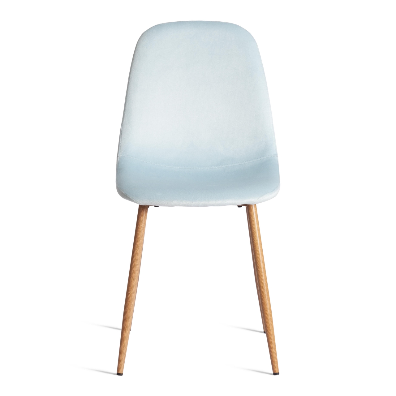 Стул BREEZE (mod. 4724) Велюр/металл , 44 х 53 х 87 см, Aquamarine (аквамарин) HLR16 / натуральный