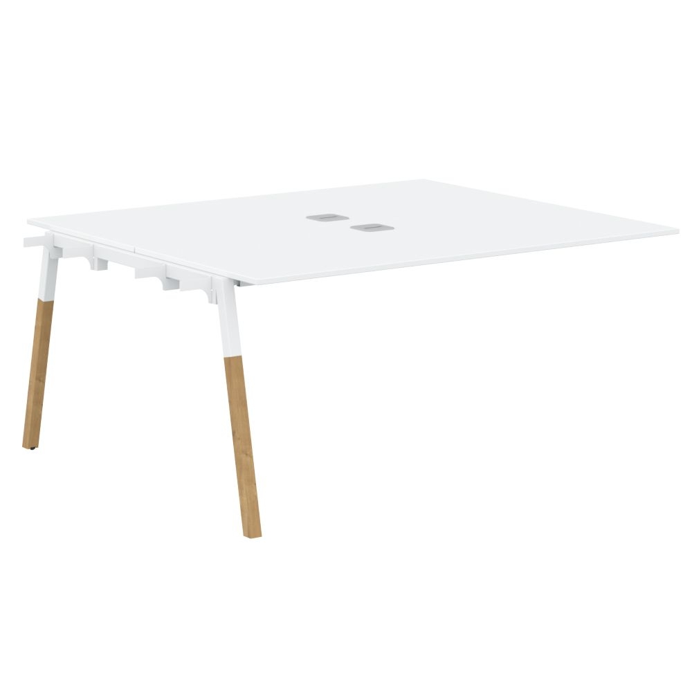 Рабочая станция Forta FIWST 1513 Белый премиум Дуб Гамильтон