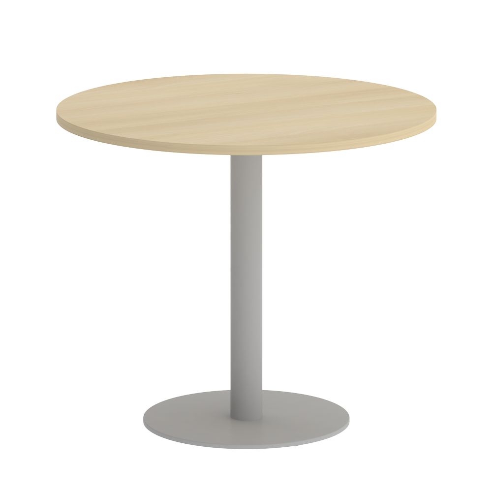 Стол журнальный круглый HOME OFFICE VR.SP-5-90.1 Акация Лорка/Серый металл