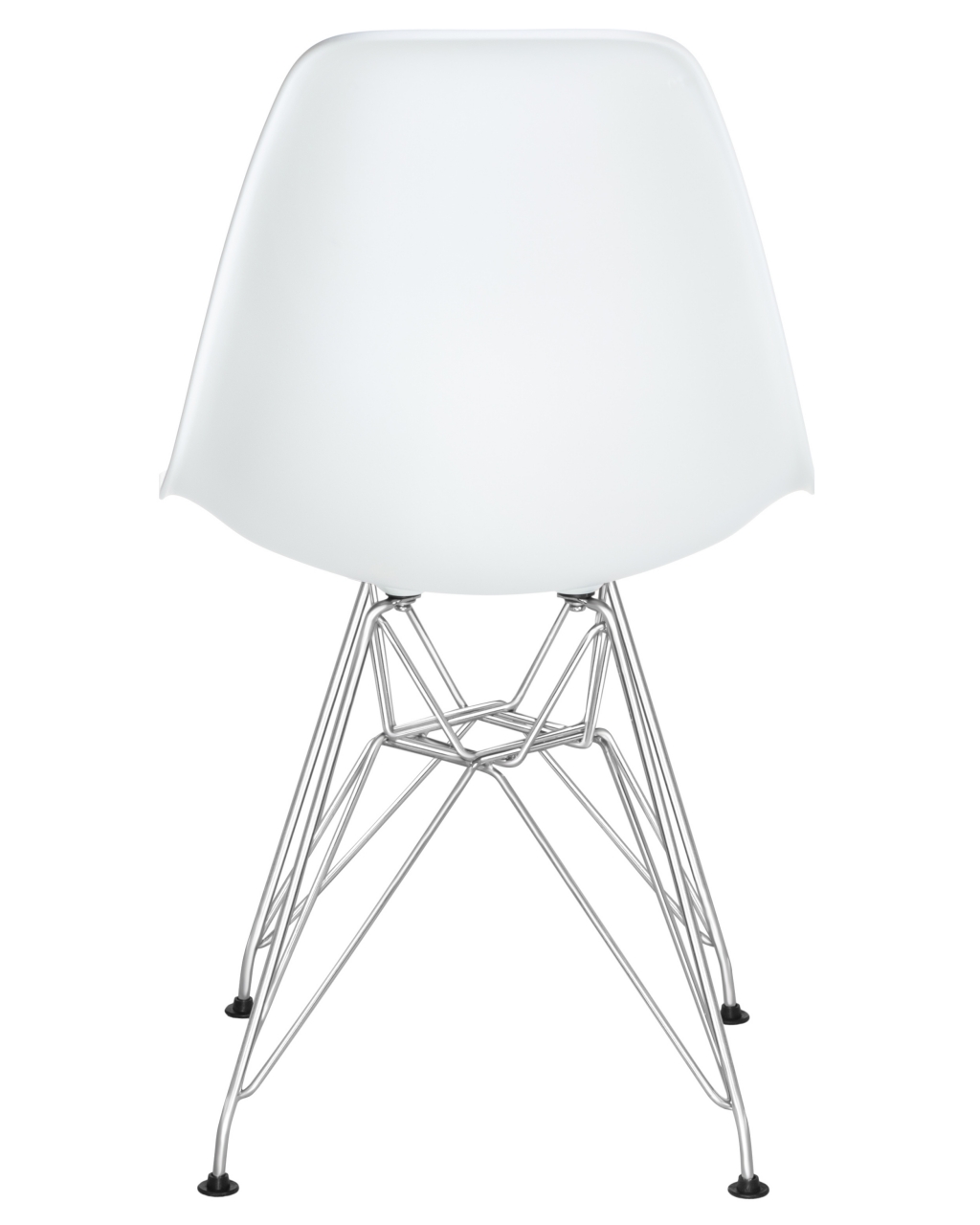 Стул обеденный DOBRIN DSR ножки хром Белый W-02