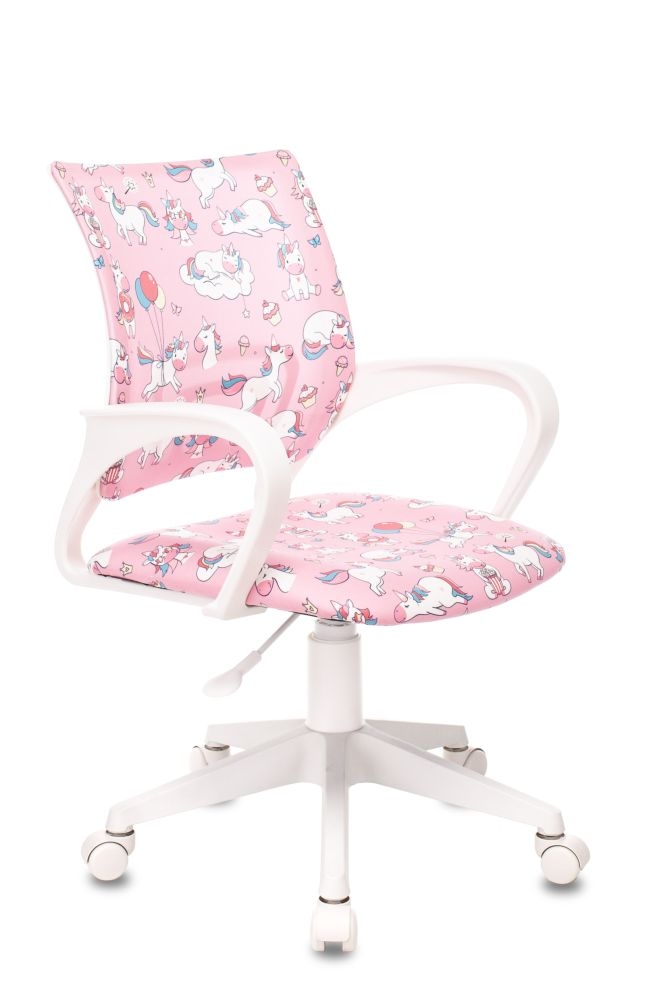 Кресло детское Бюрократ BUROKIDS 1 W-UNICORN