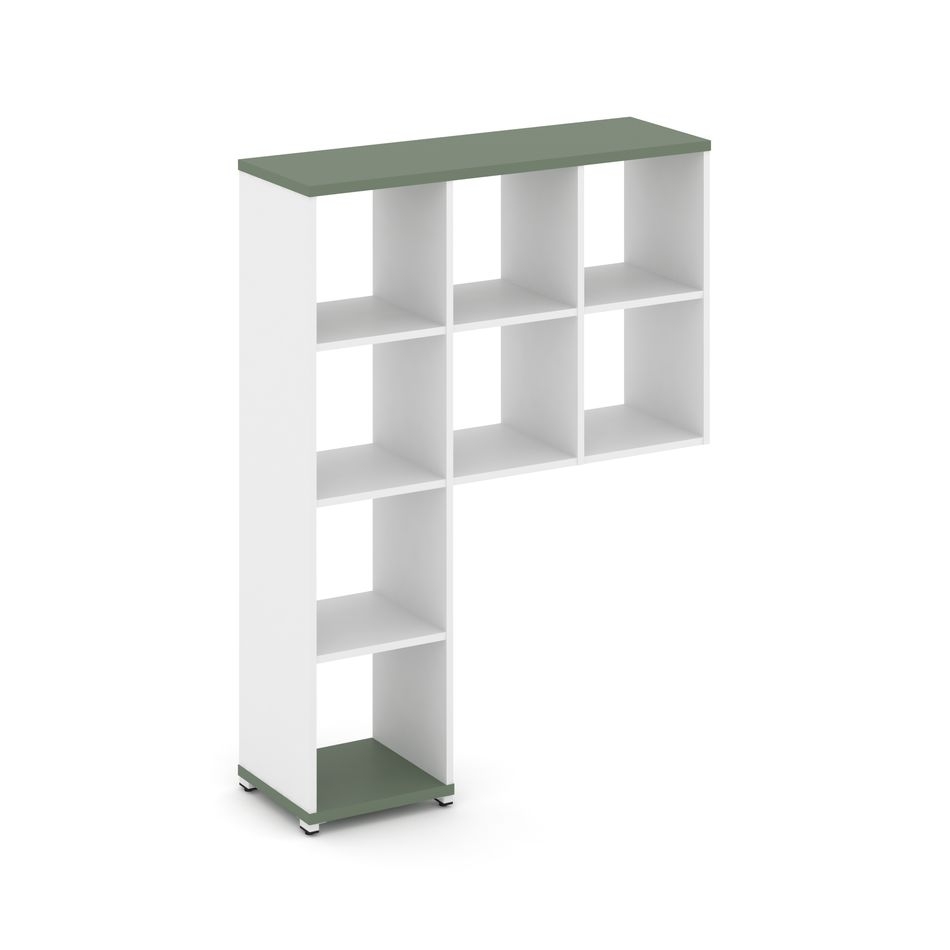 Надставка на стол высокая без наполнения CONCEPT CN.NV-001 Кобо Белый бриллиант Белый металл