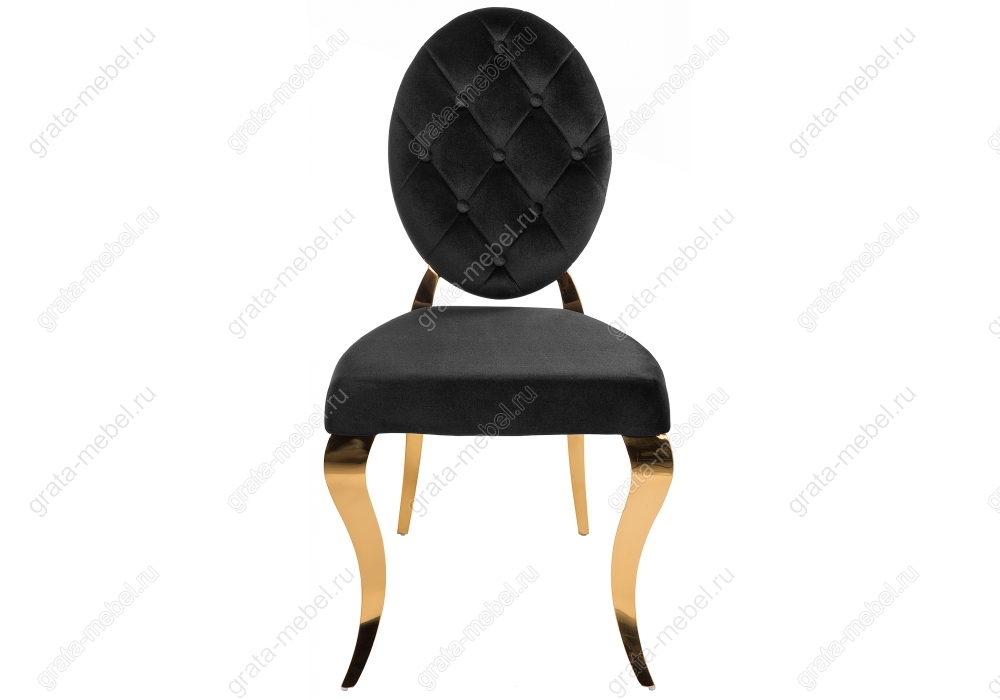 Стул Odda черный / золотой