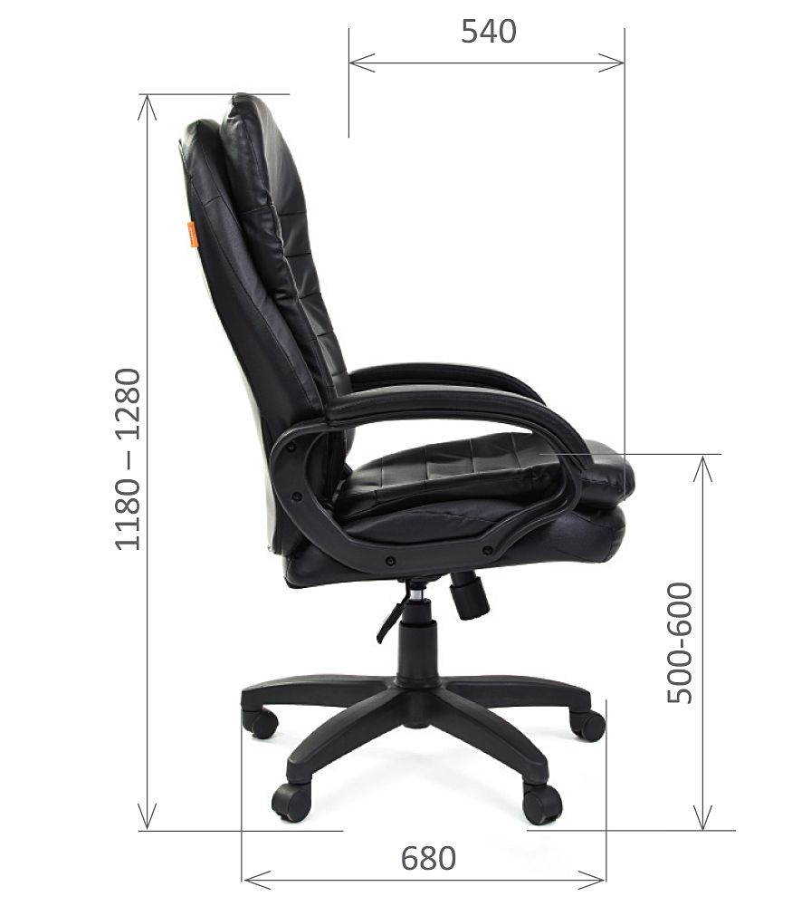 Кресло руководителя CHAIRMAN 795 LT Черный