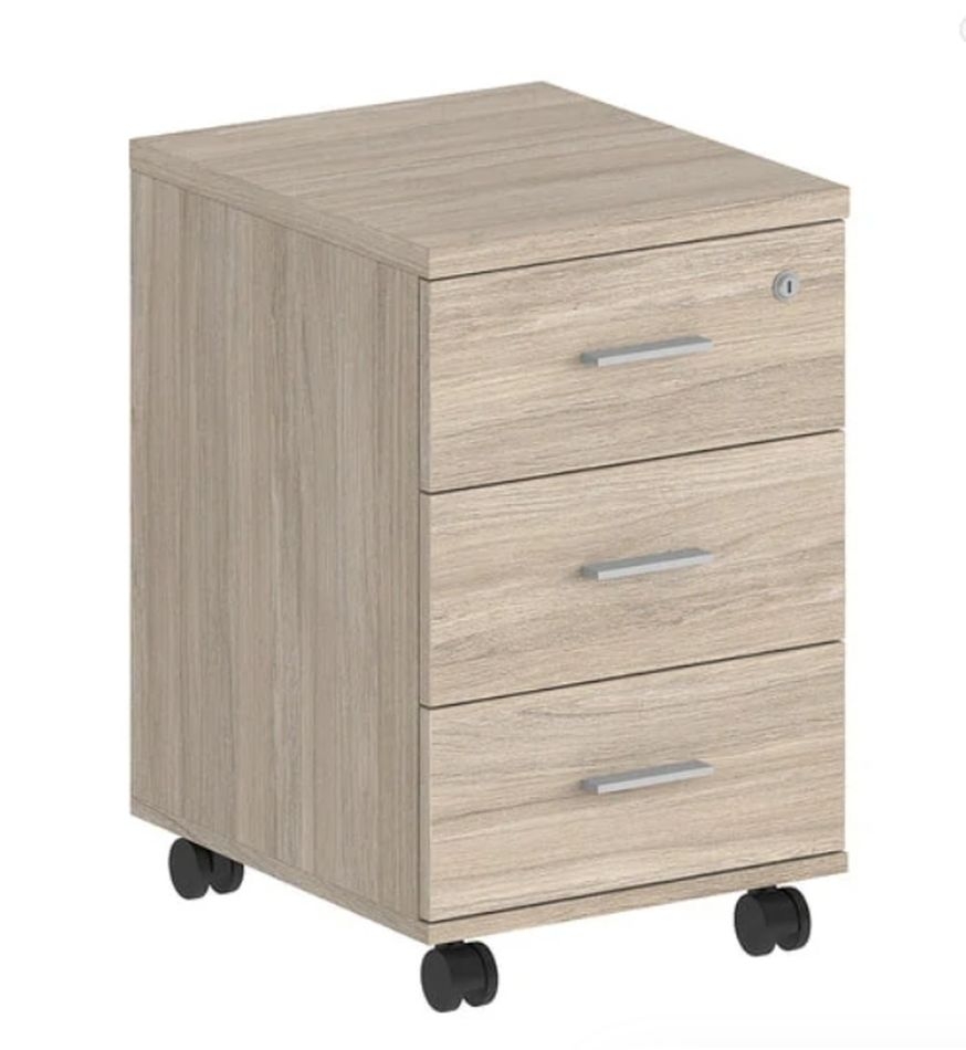 Тумба мобильная с тремя ящиками Sigma SG.612.OL.OL Дуб светлый
