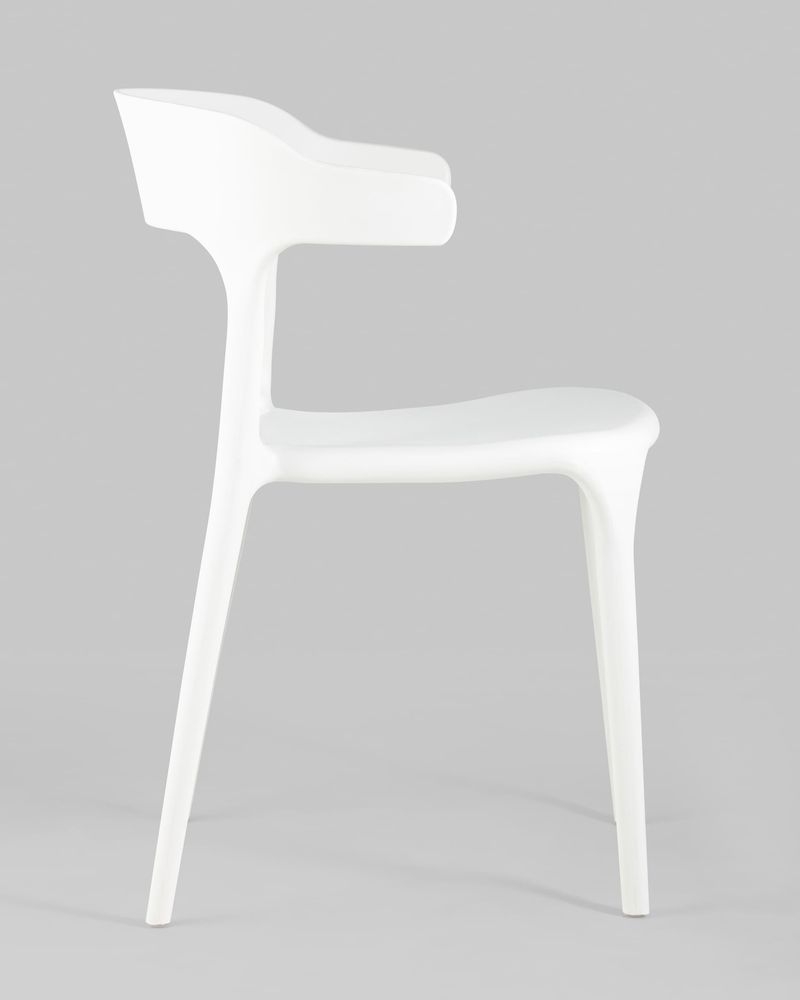 Стул пластиковый Neo с подлокотниками Белый