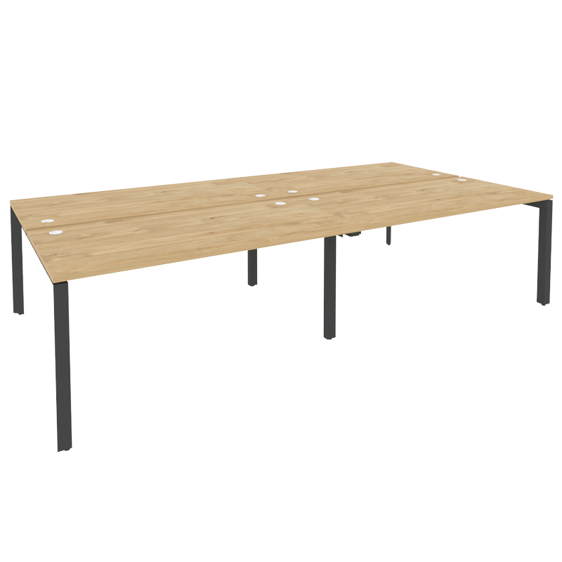 Рабочая станция на П-образном м/к ONIX O.MP-D.RS-4.4.8 Тиквуд Светлый/Антрацит