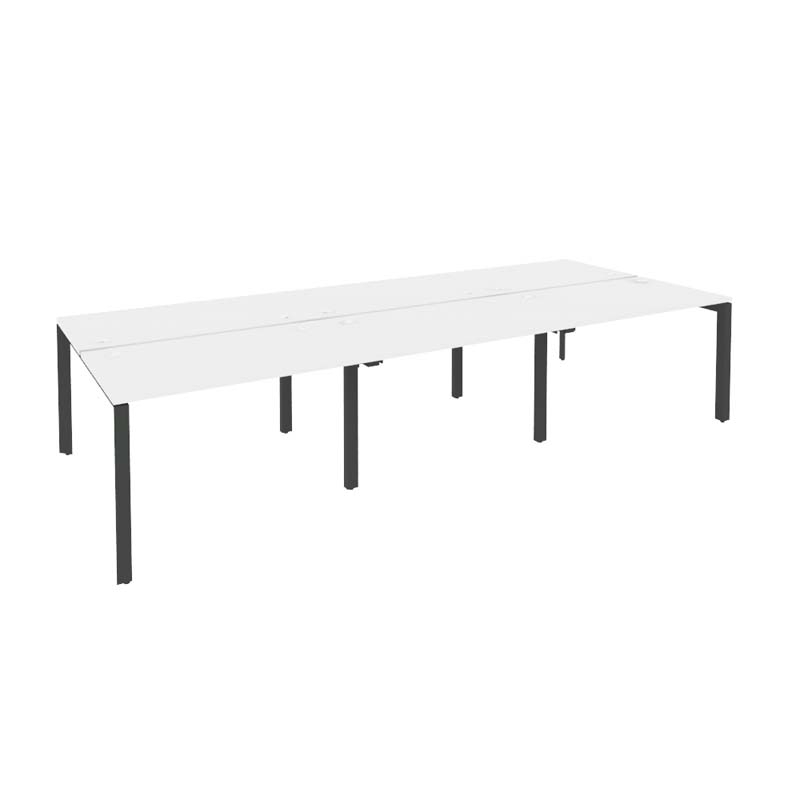 Рабочая станция на П-образном м/к ONIX O.MP-D.RS-6.2.7 Белый Бриллиант/Антрацит