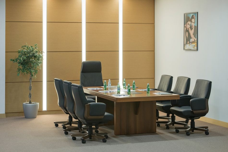 Стол для переговоров 234 LAGO 105 1102 WAL/Dacota Black Итальянский орех Черный